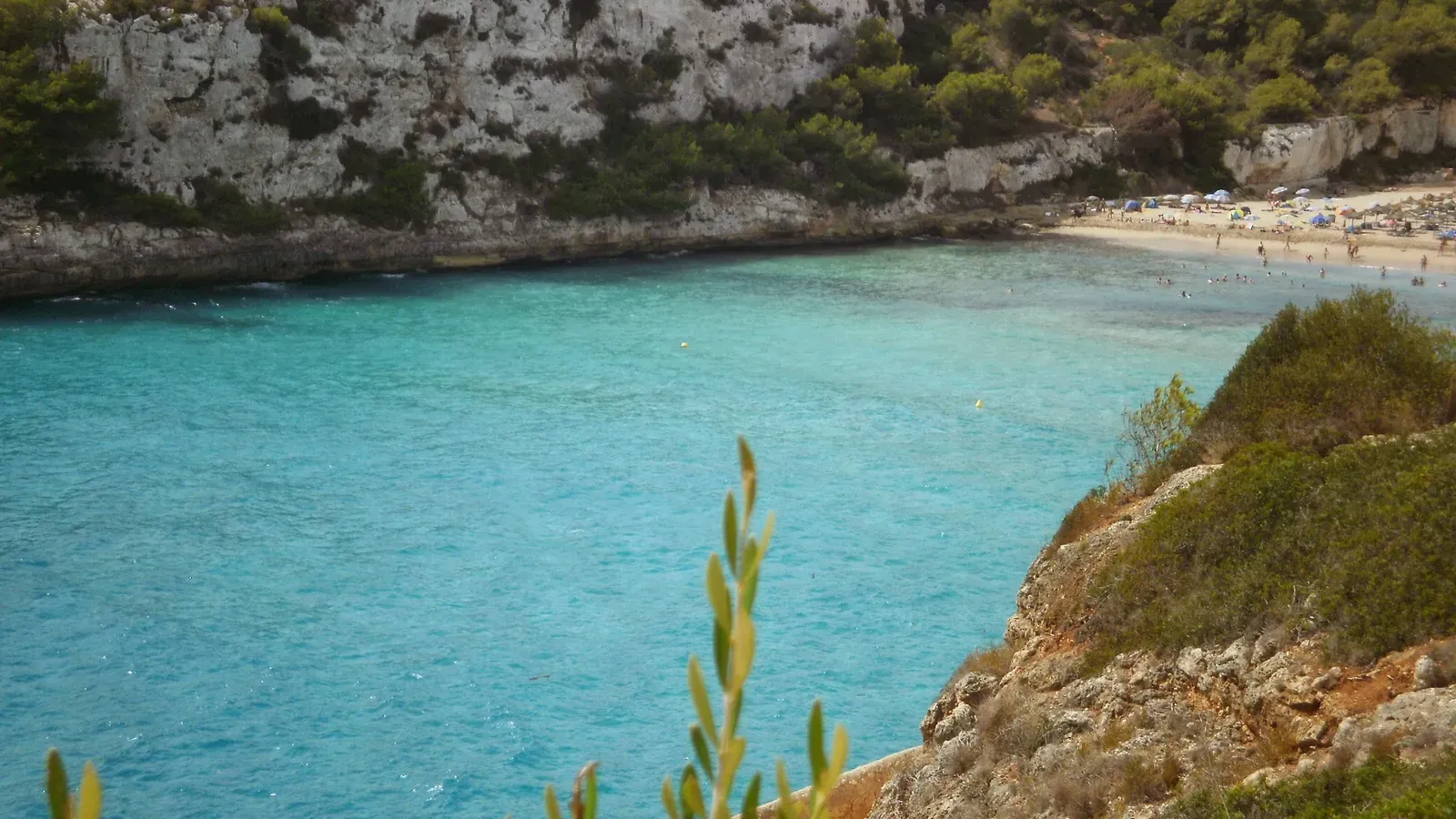 Die Bucht Cala Anguila.