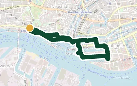 Karte: Hafen-Skyline-Lauf